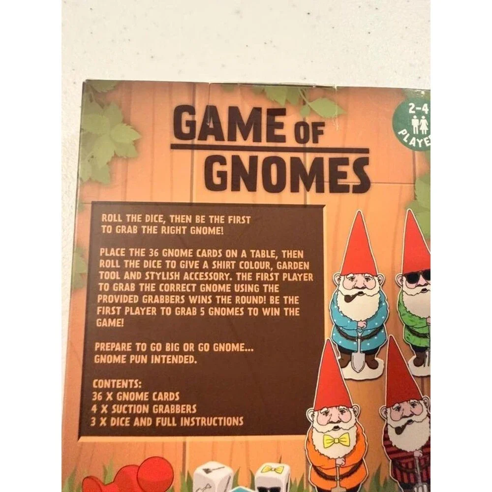 Game of Gnomes- Game 2-4 Players - Ages 6+